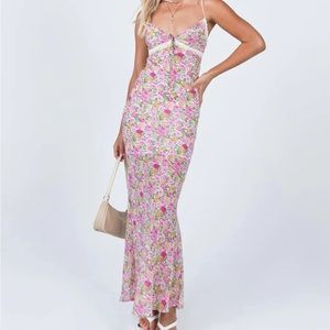 Floral Maxi Dress Princess Polly
